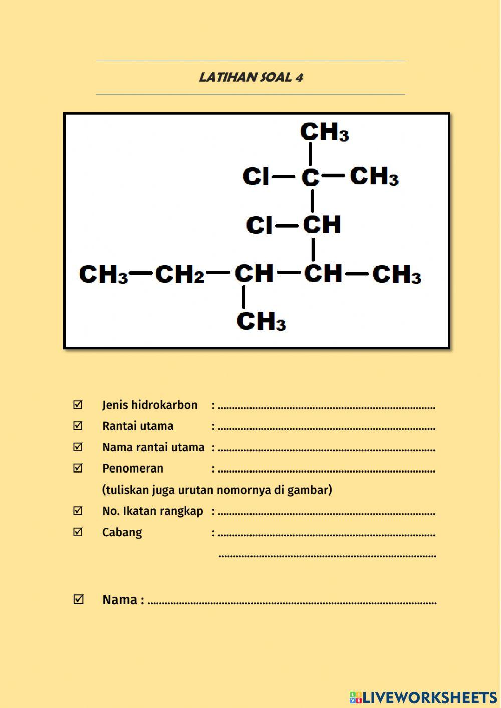 Tatanama Senyawa Hidrokarbon