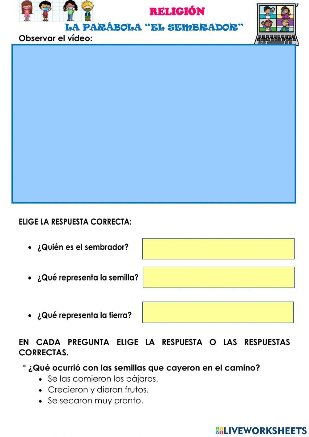 Parábola el sembrador