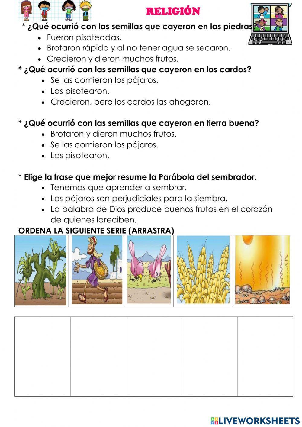 Parábola el sembrador