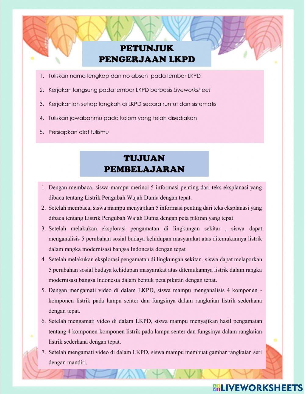 Lkpd tema 3 sub 1 KELAS VI