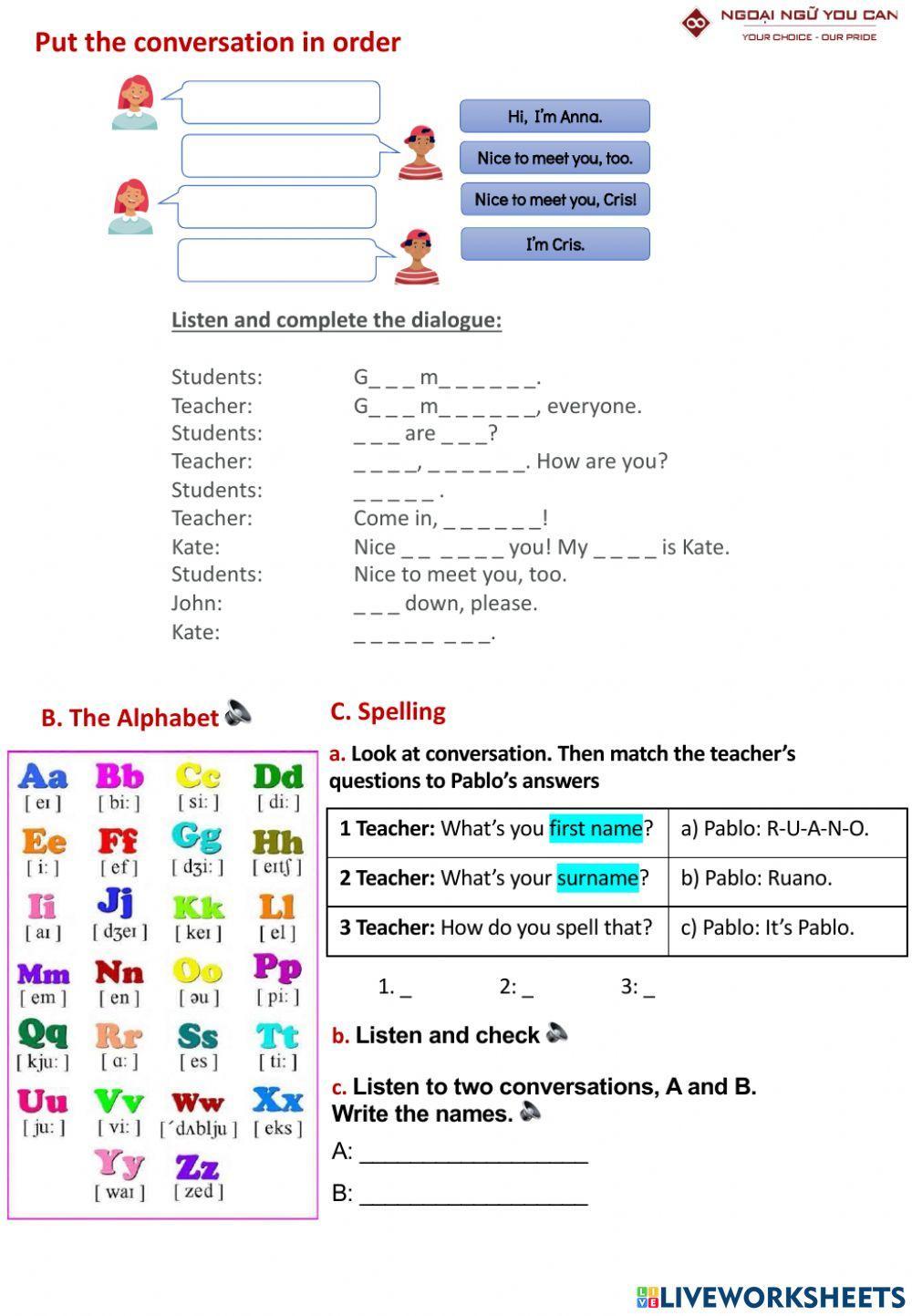 Greetings and Farewells in English