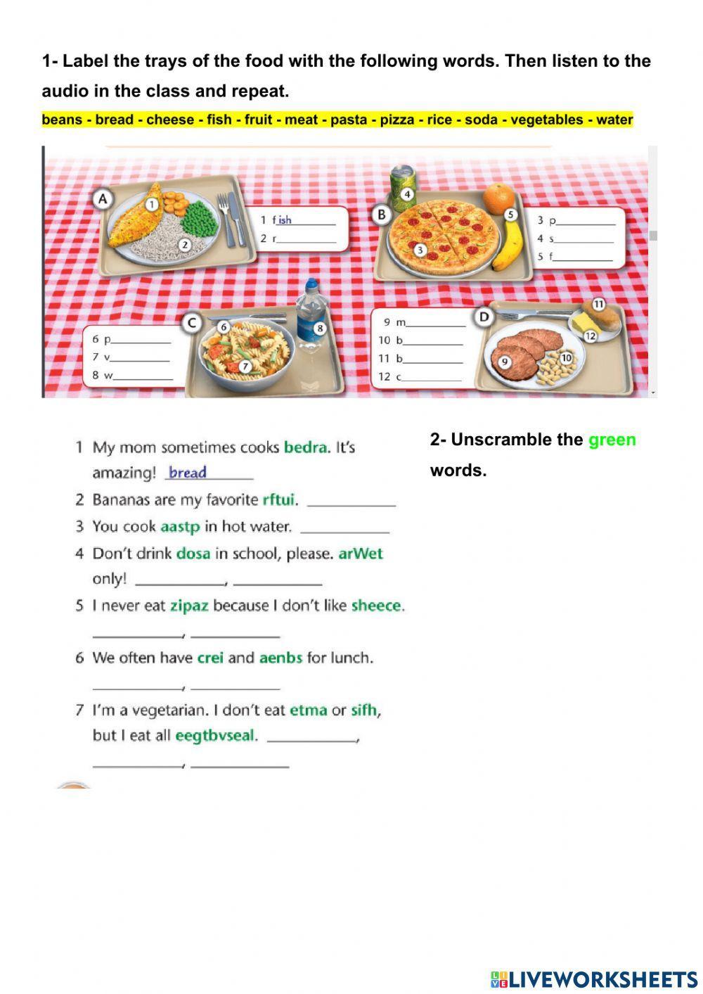 Healthy habits, good and bad food.