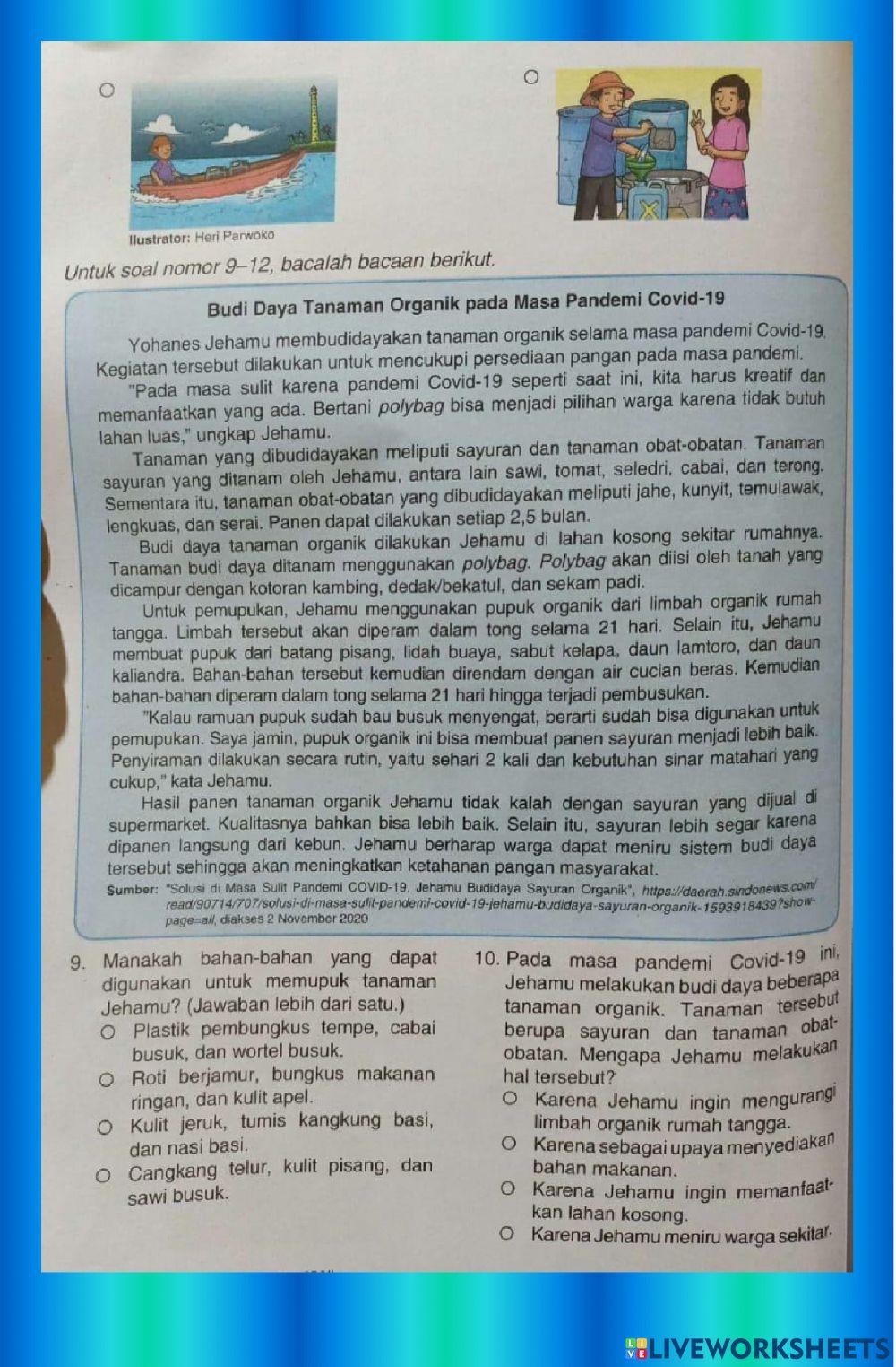 Paket 1 Literasi No. 1-15
