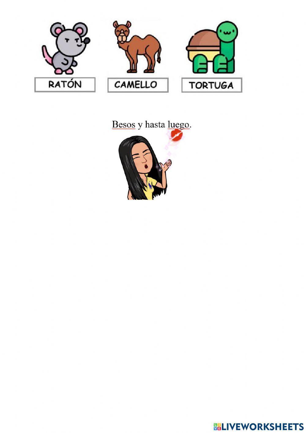 Sopa de letras de los animales