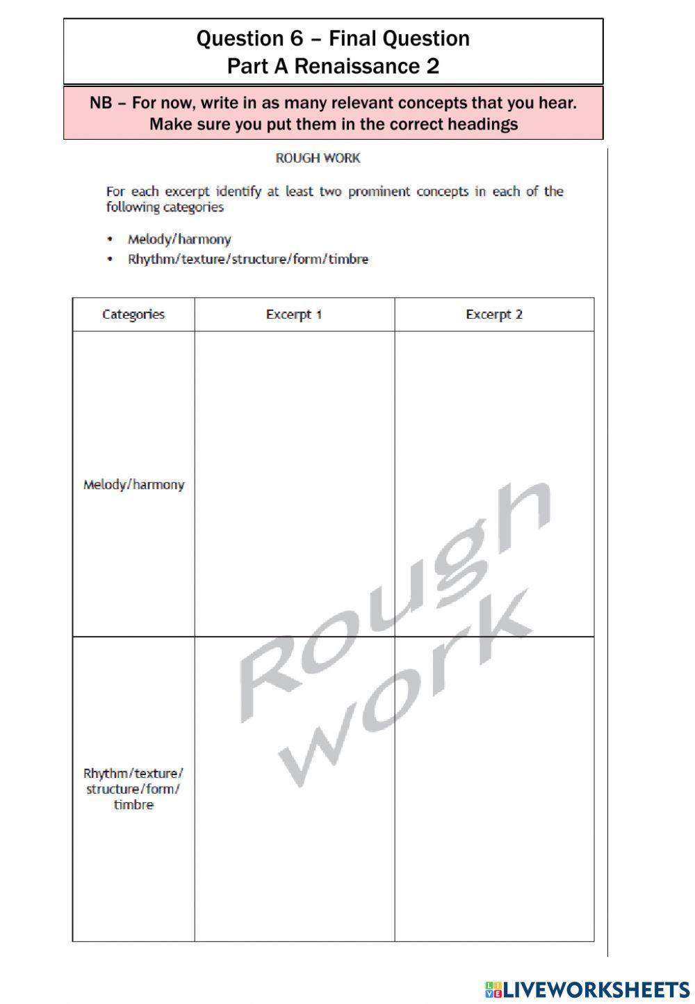 Adv Higher Renaissance Music Q6 1