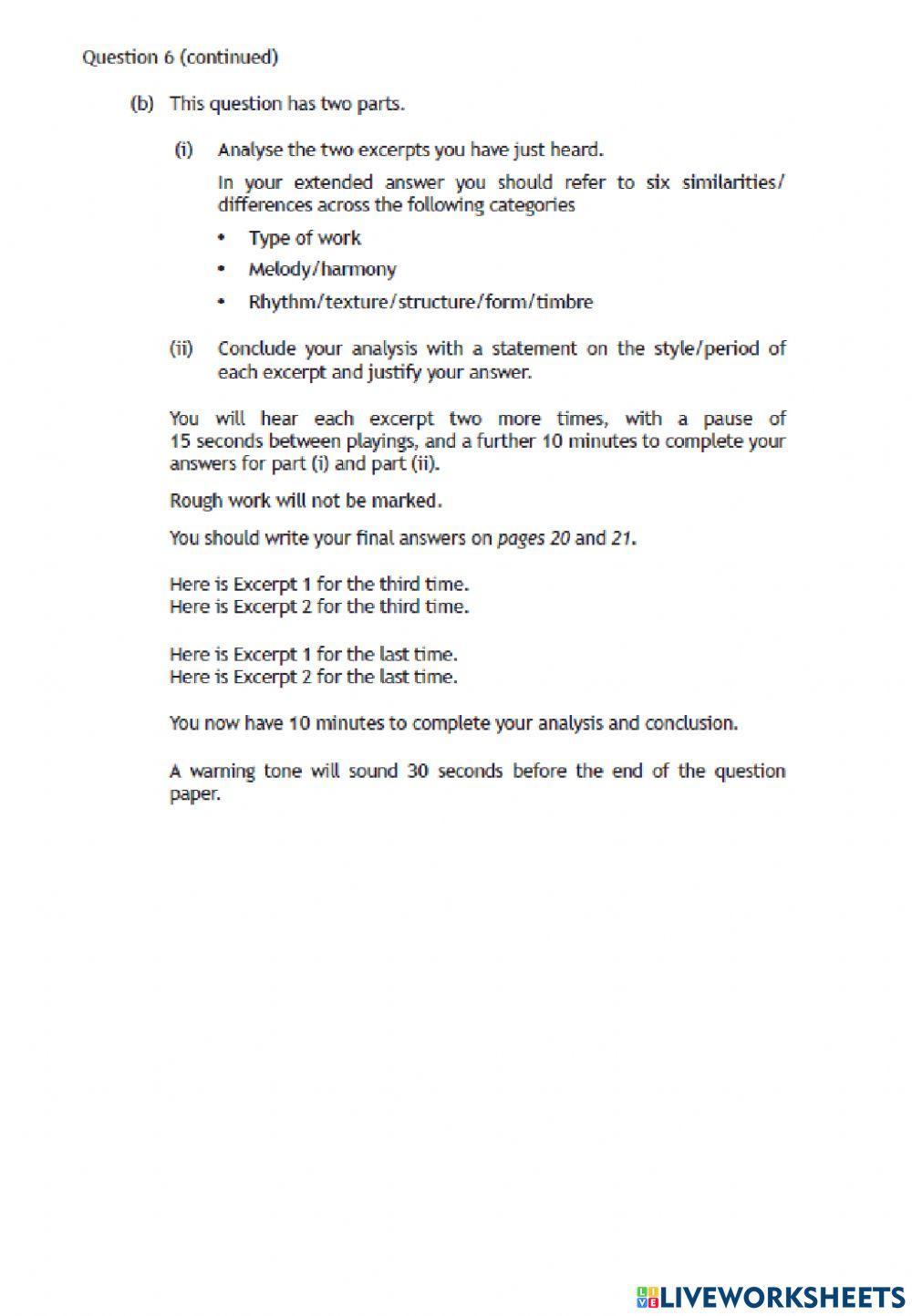 Adv Higher Renaissance Music Q6 1