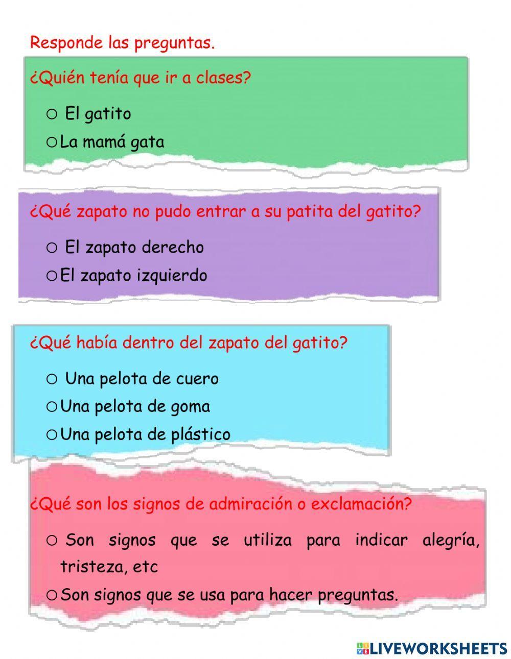 Lectura de comprencion