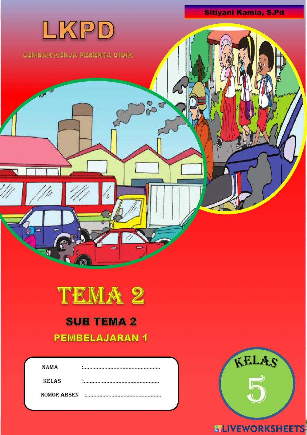Tematik Tema 2 Subtema 2 Pembelajaran 1