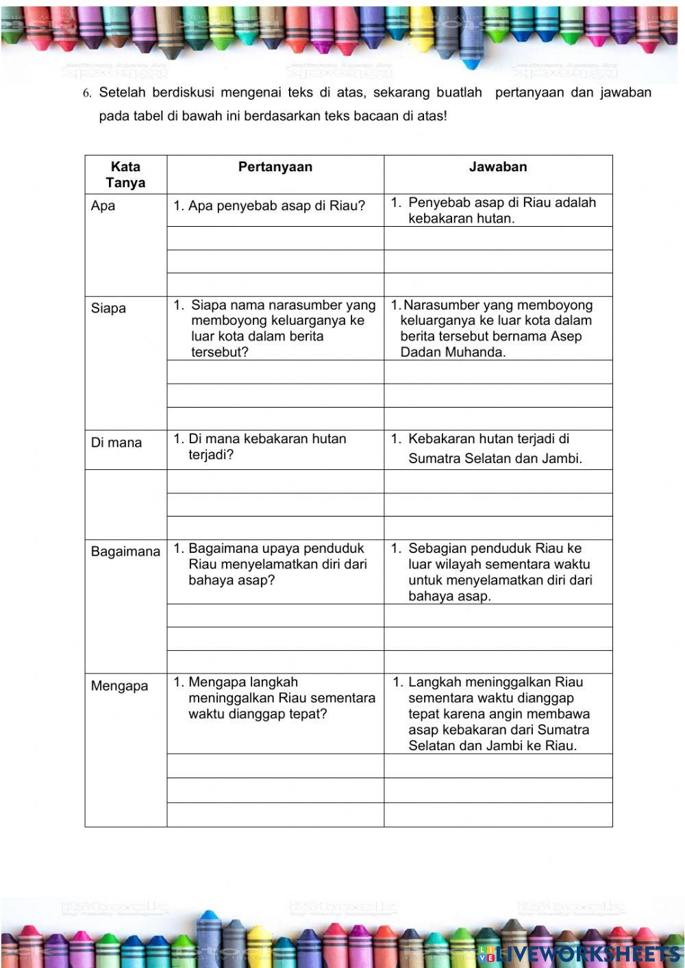 Tematik Tema 2 Subtema 2 Pembelajaran 1