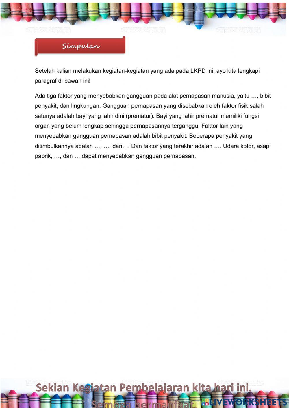 Tematik Tema 2 Subtema 2 Pembelajaran 1