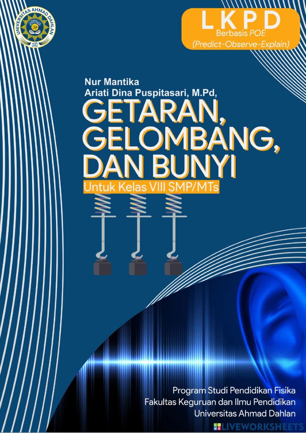 LKPD Getaran Gelombang dan Bunyi