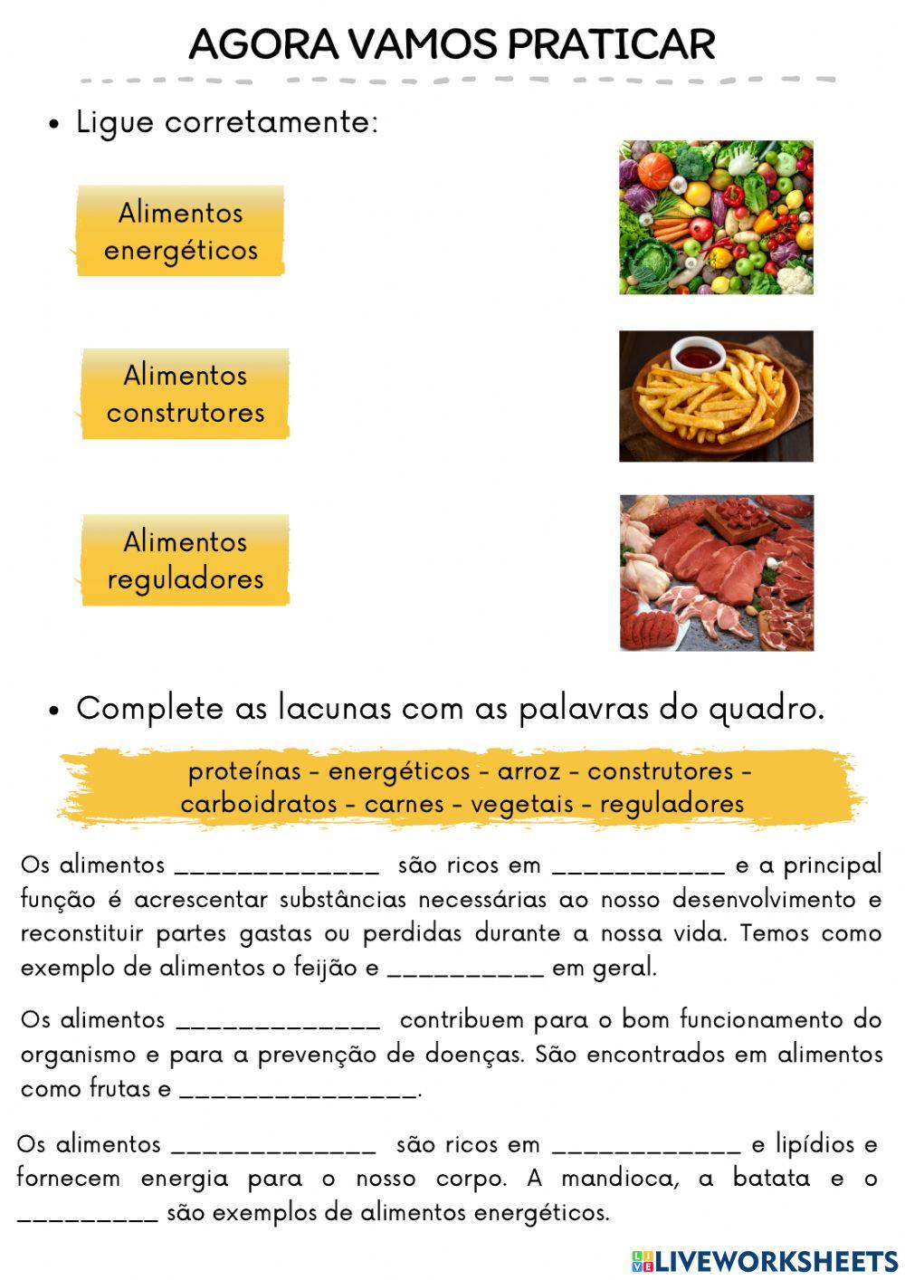 Alimentos e nutrientes