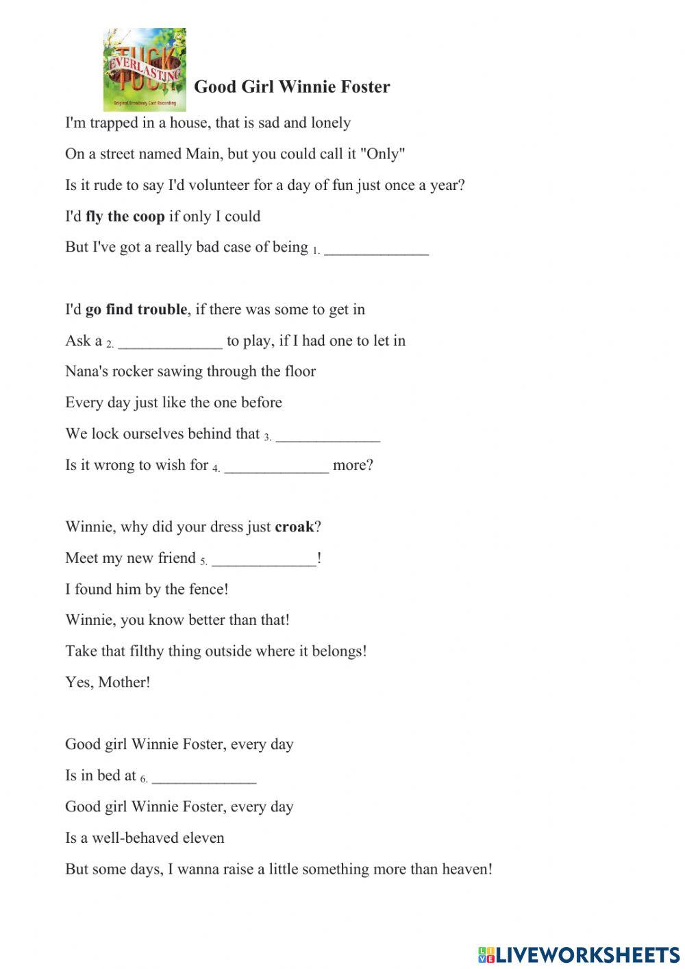 Good Girl Winnie Foster