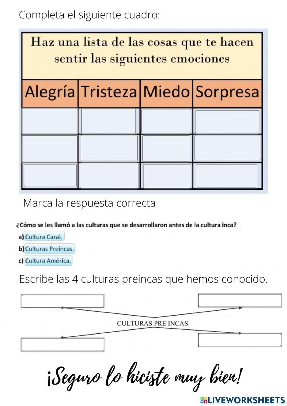 Examen de Personal social