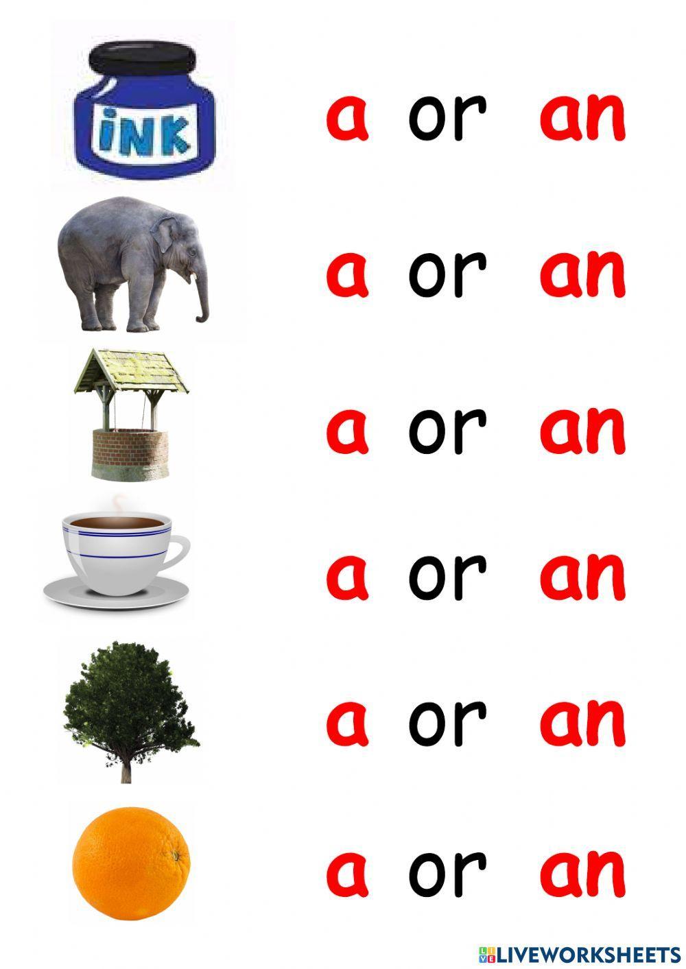 A or an