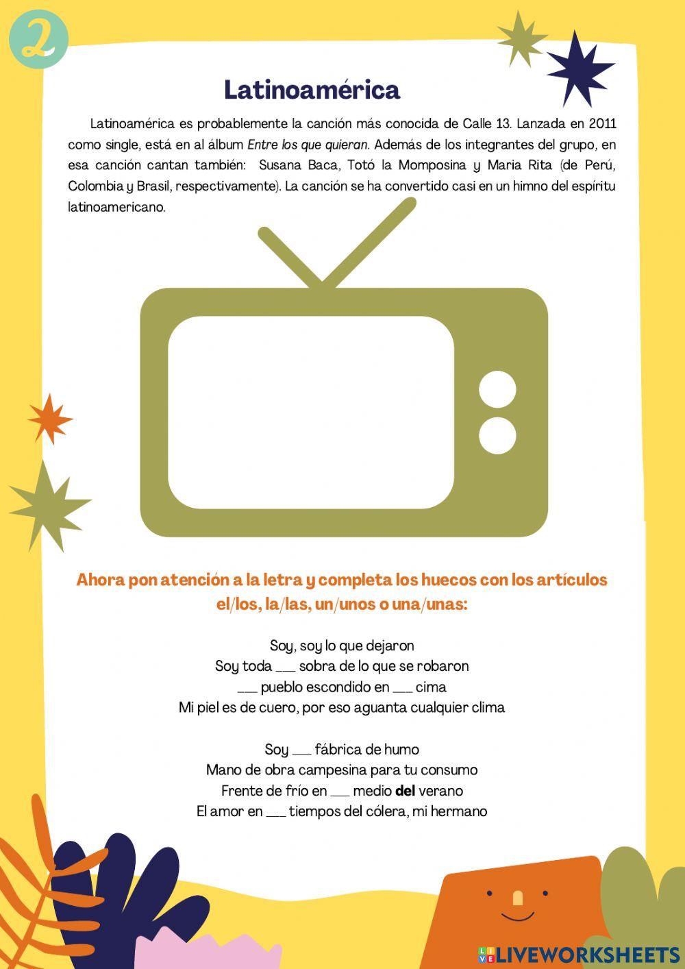 Latinoamérica y los artículos