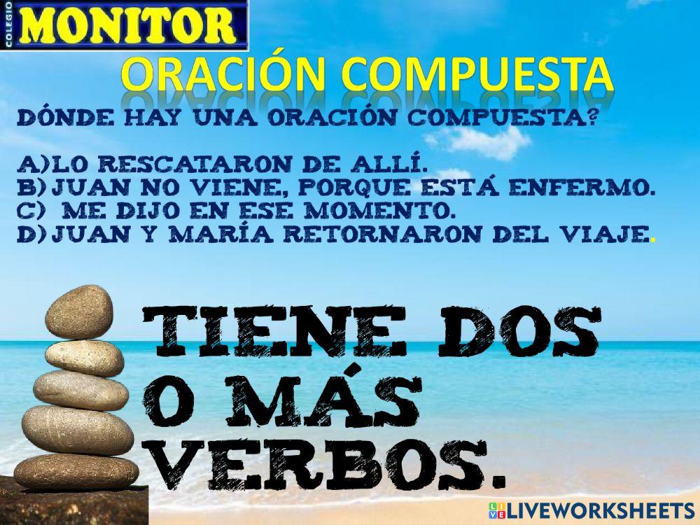 Oración compuesta