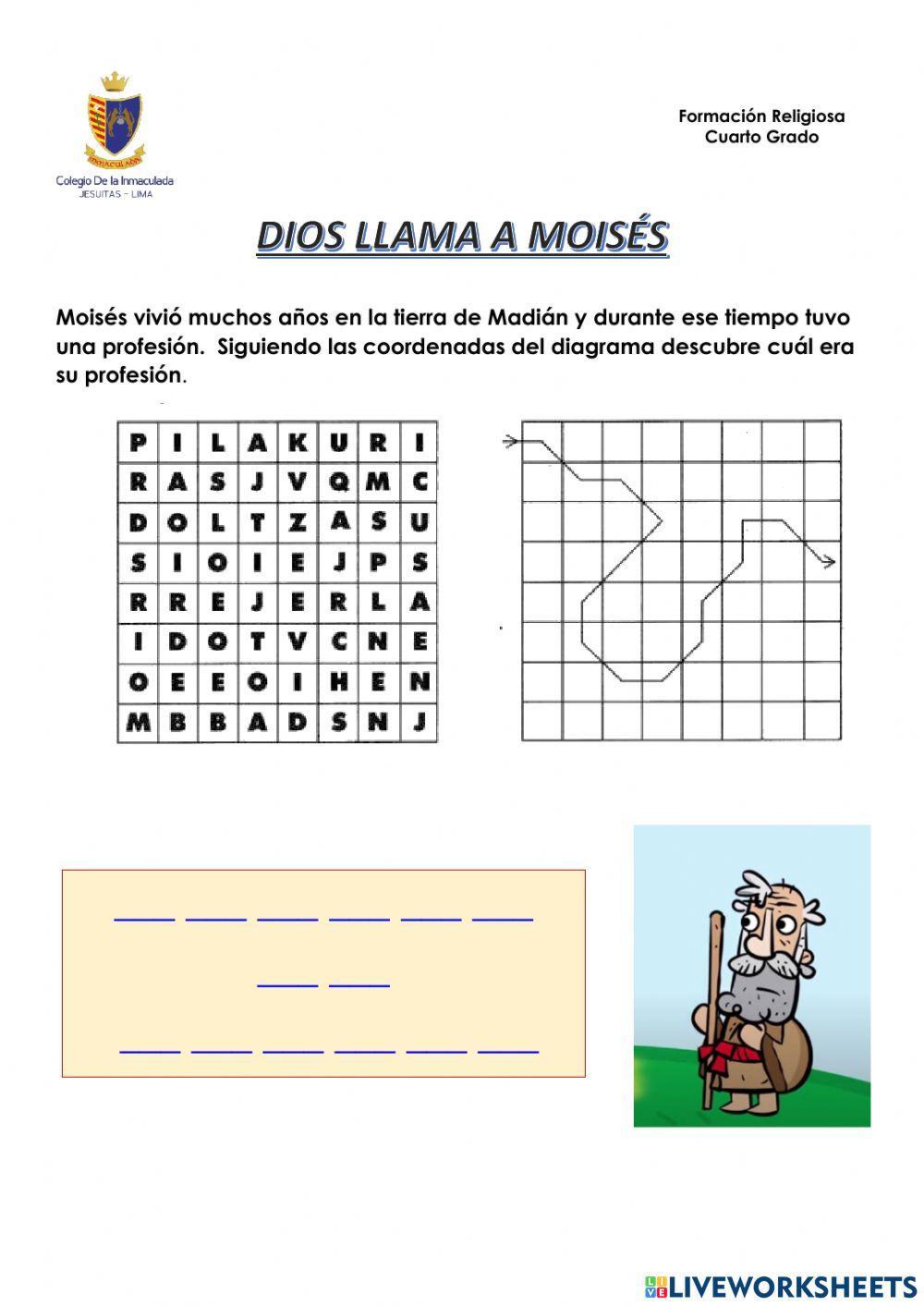 Dios llama a Moisés