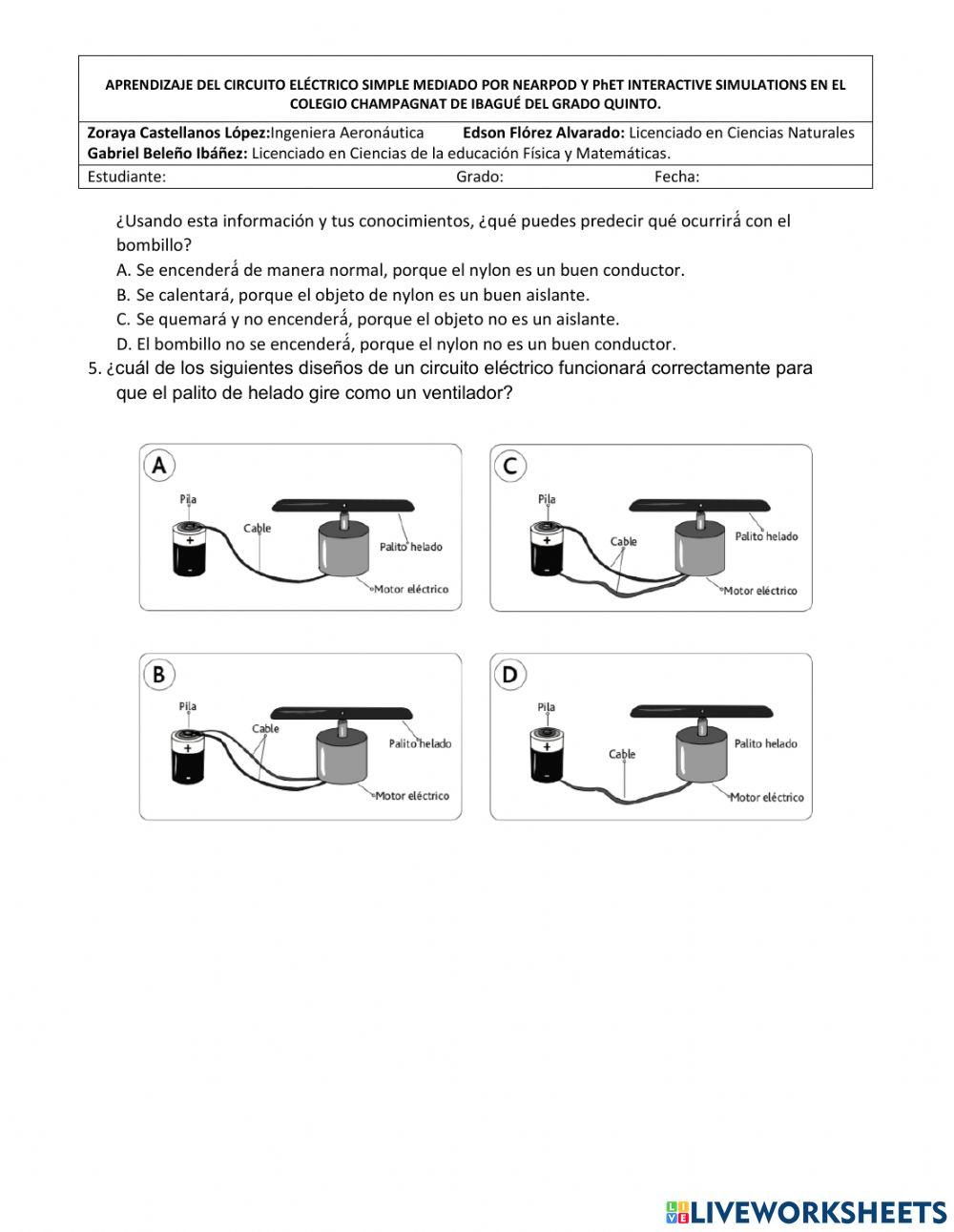 Prueba diagnóstica 5°
