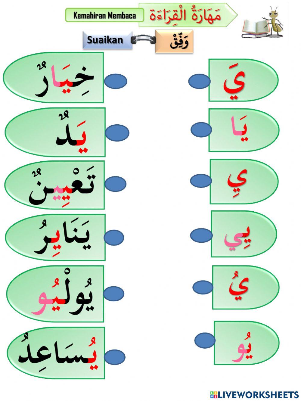 PBD BAHASA ARAB TAHUN 1 (حرف الياء)