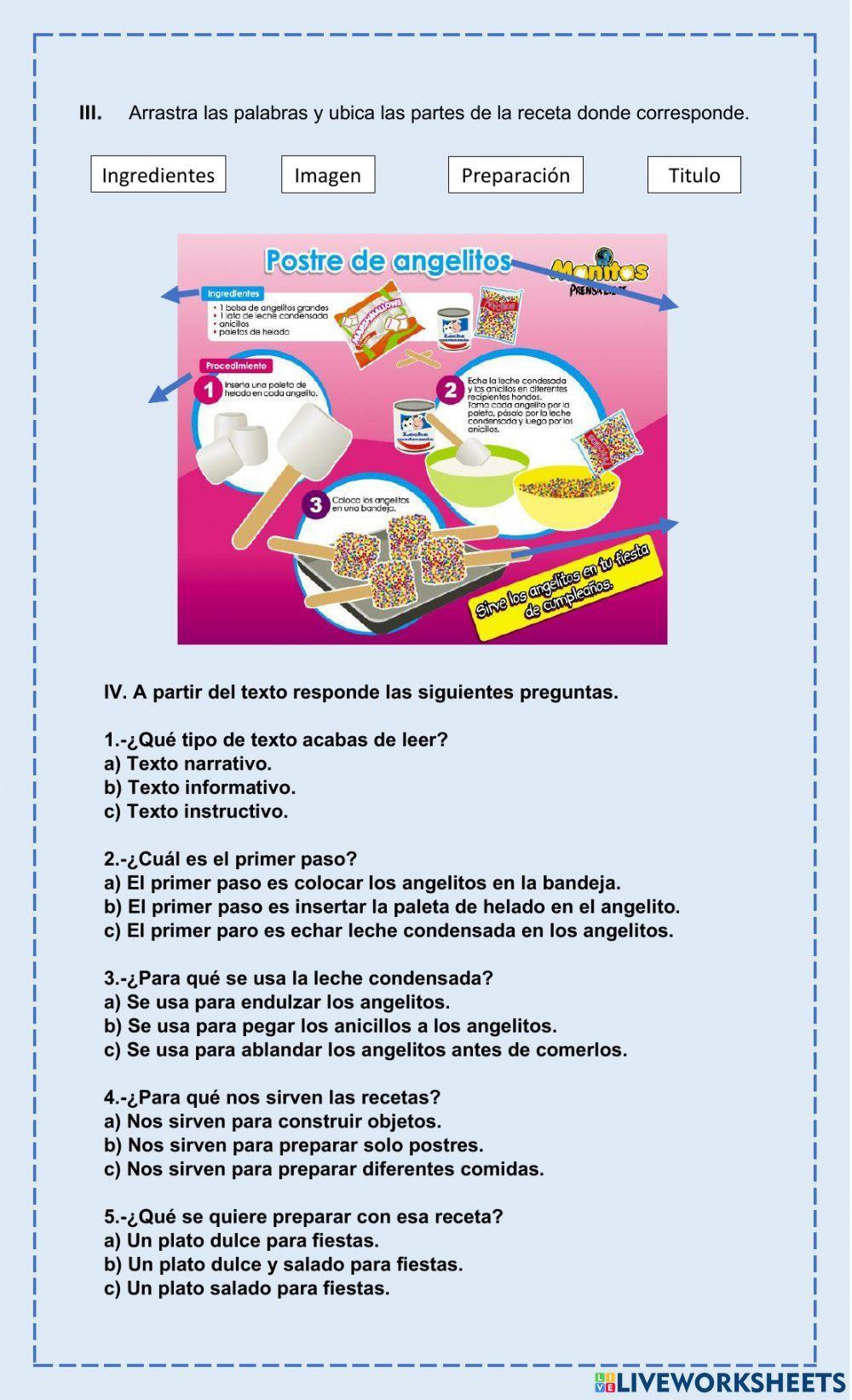 La receta