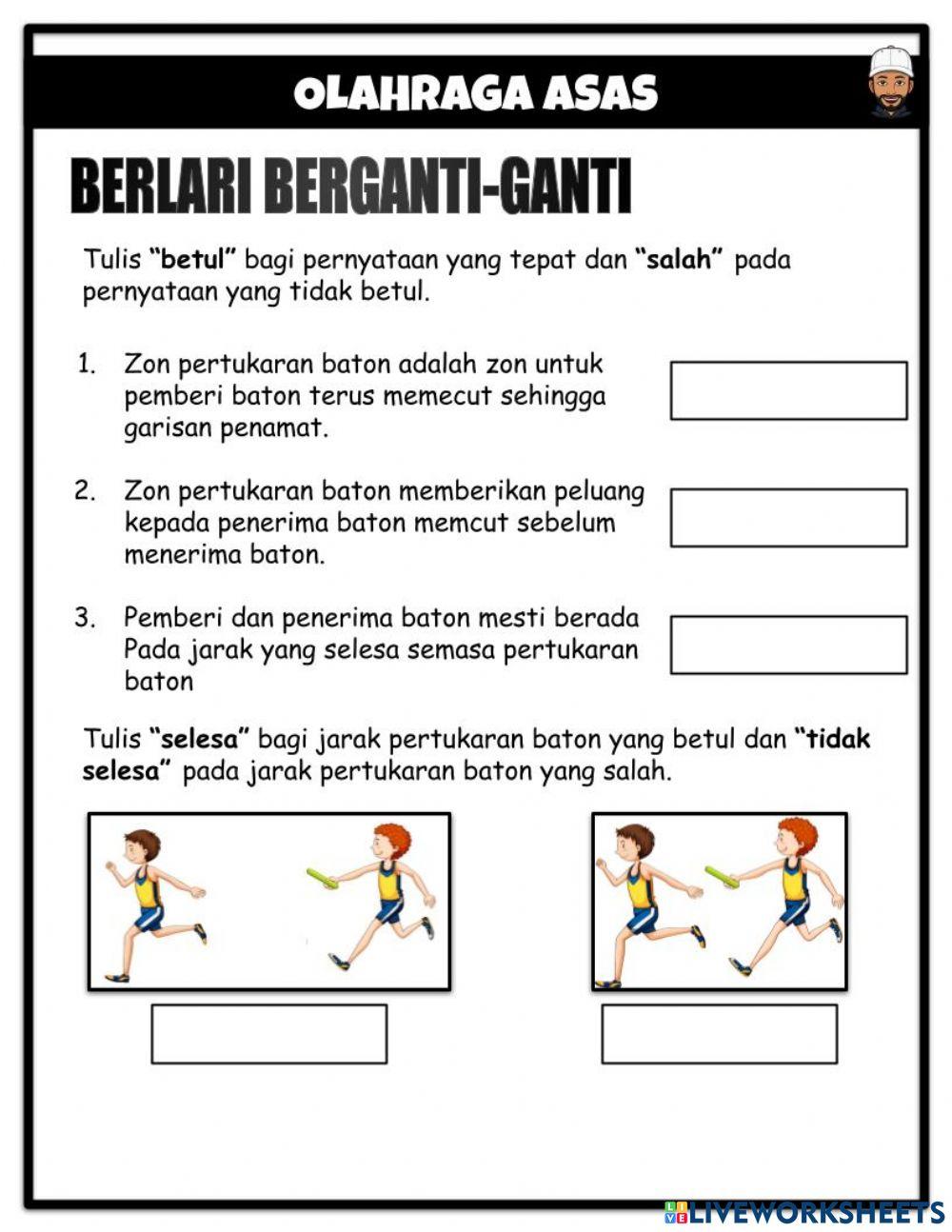 Berlari berganti-ganti