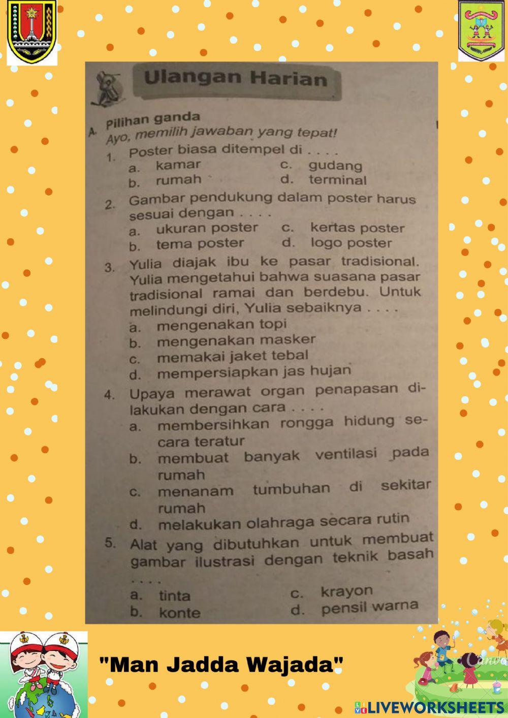 LKPD KELAS 5 Tema 2 Sub Tema 3 PB 5 DAN 6