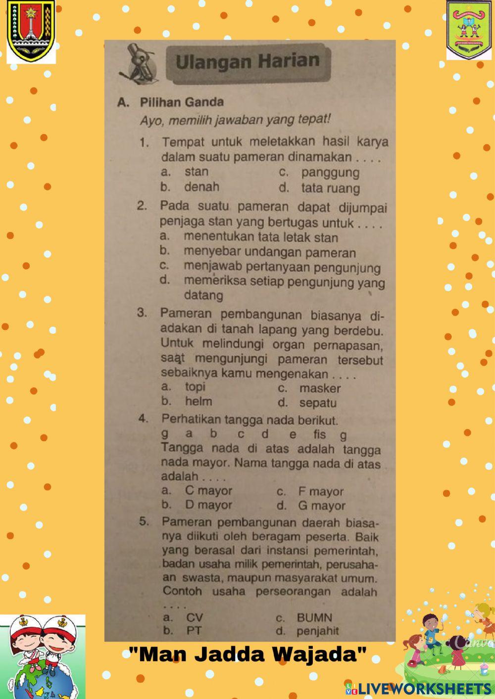 LKPD KELAS 5 Tema 2 Sub Tema 3 PB 5 DAN 6