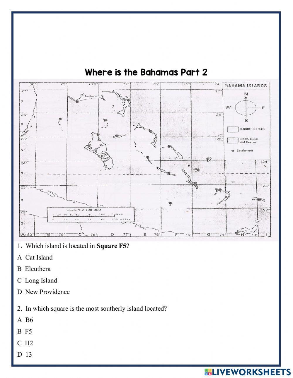 Where is The Bahamas Part B