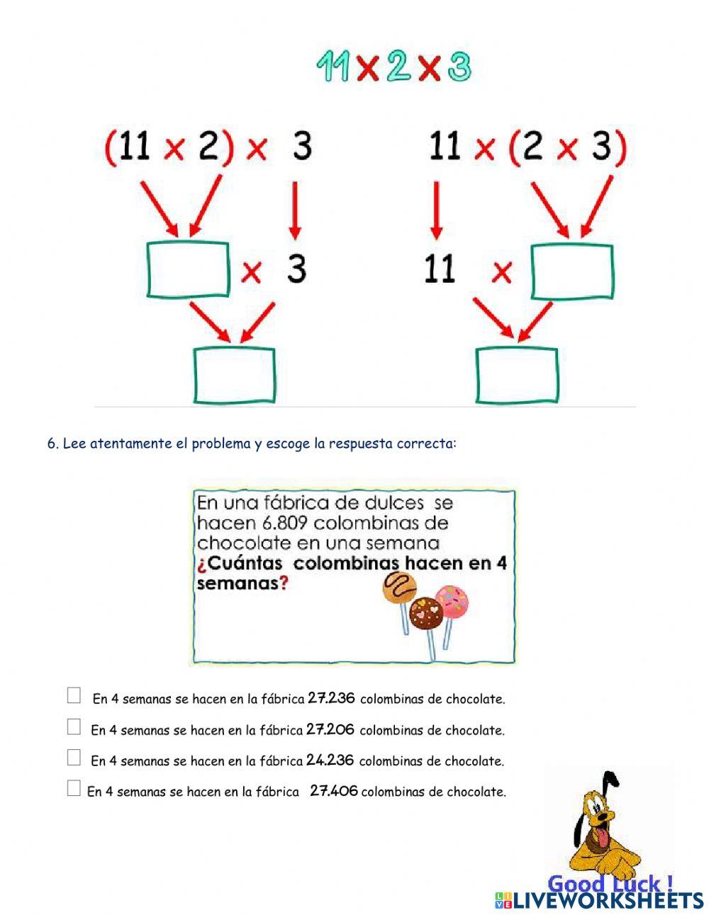 Evaluación  MATEMÁTICAS 2 -  3 bimestre 2021
