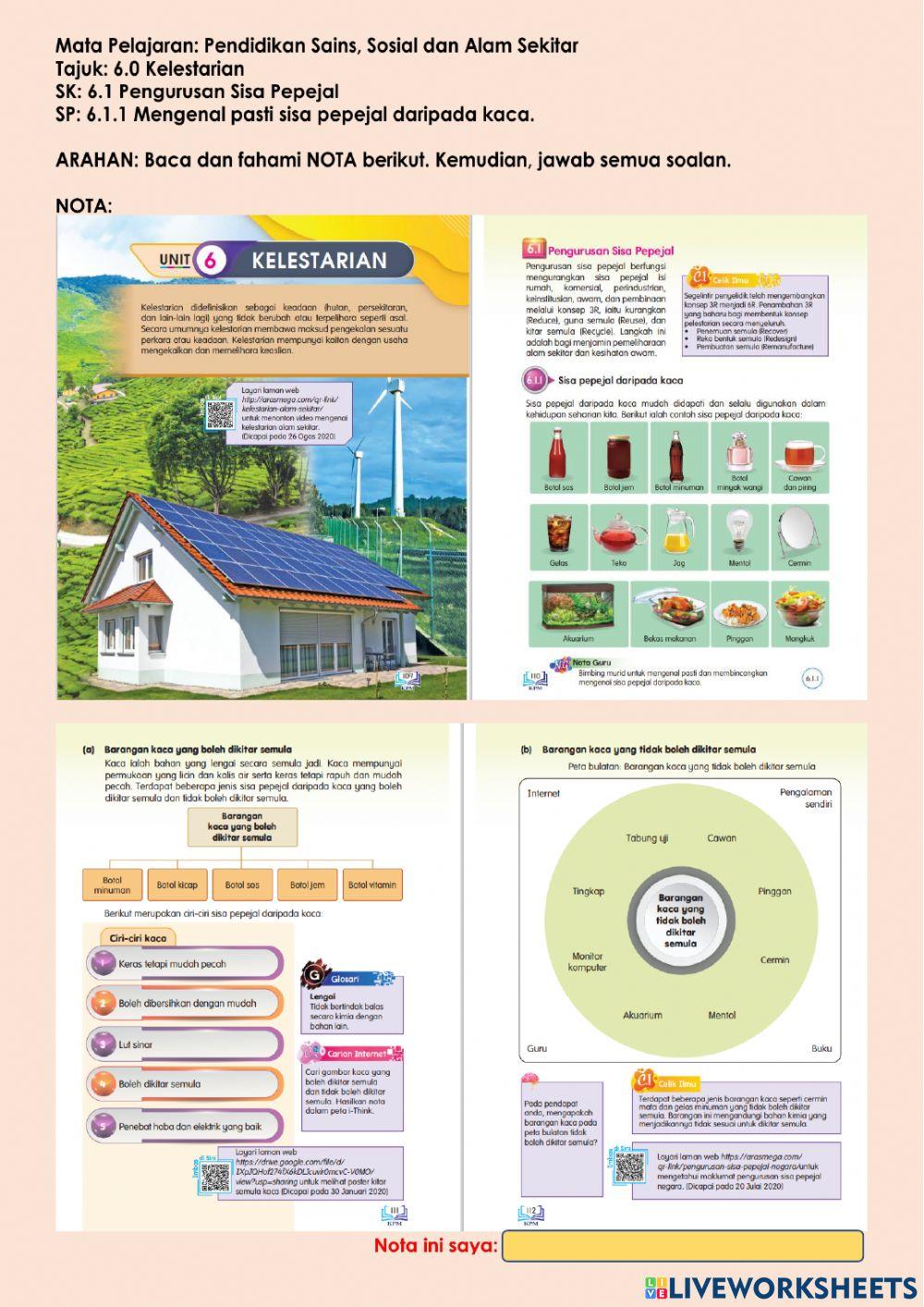 Kelestarian 6.1.1
