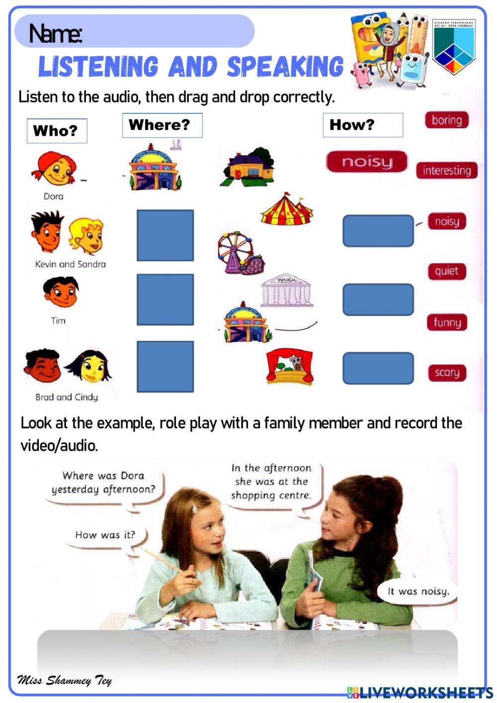 Get Smart Plus 3 Where Were You Yesterday Listening and Speaking task