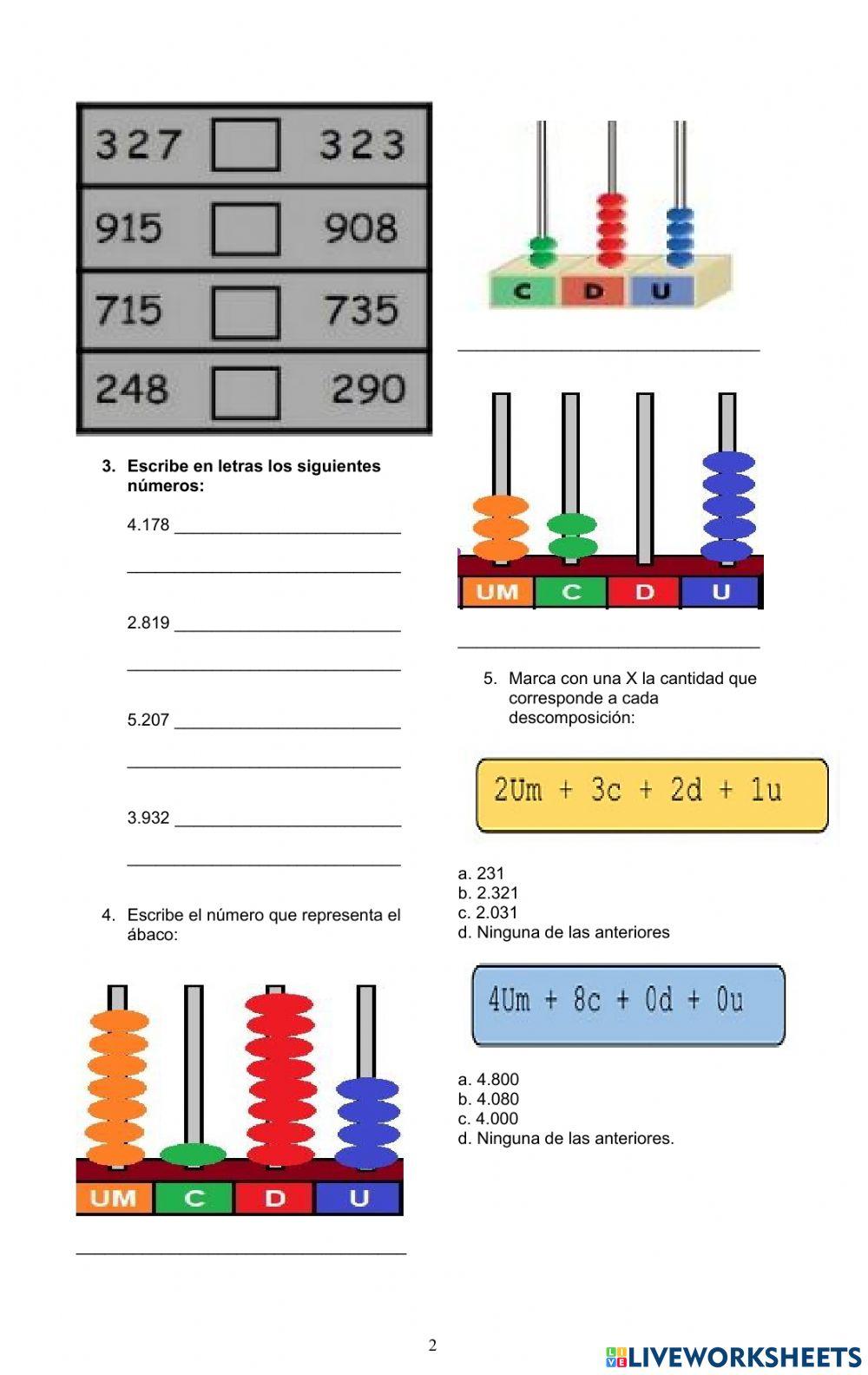 Bimensual Matematicas segundo