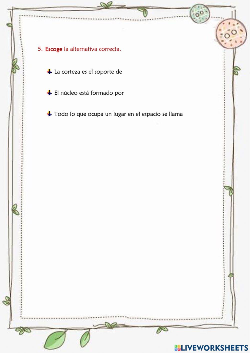 Prueba Sumativa de Ciencias Naturales IIP IQ