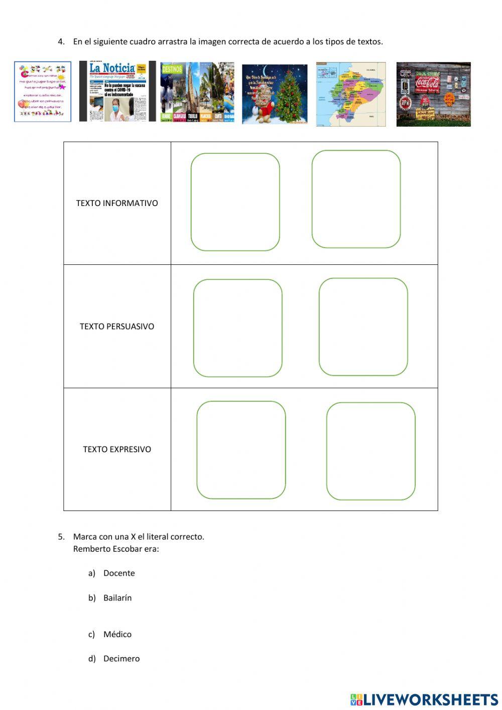 Evaluacion lengua y lieratura