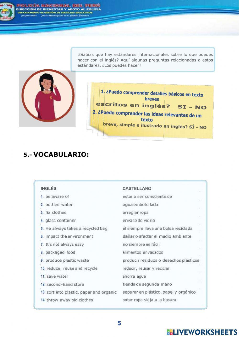 ACTIVITY 1 - Eco-friendly Routine!