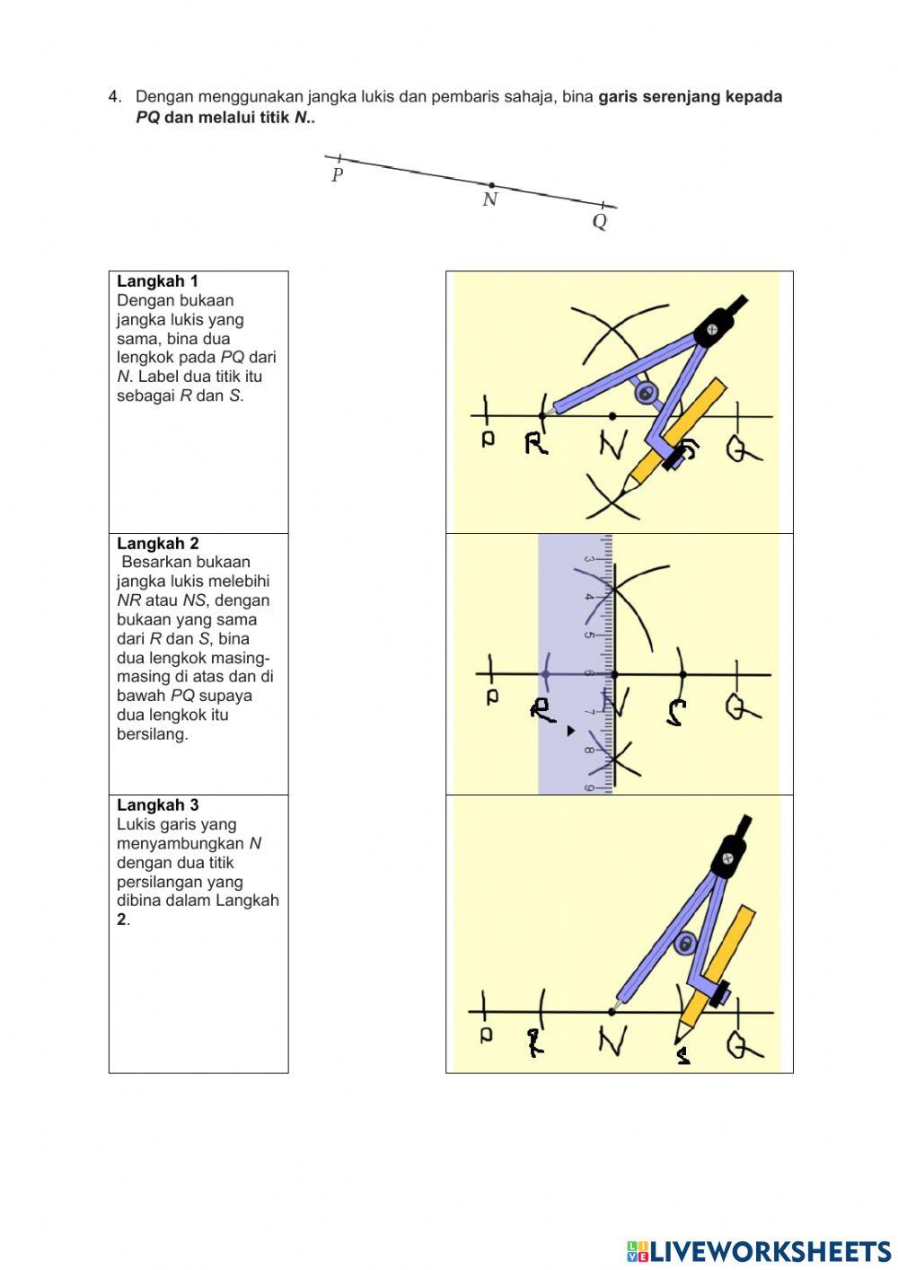 Bab 8 garis dan sudut(Pembinaan geometri)