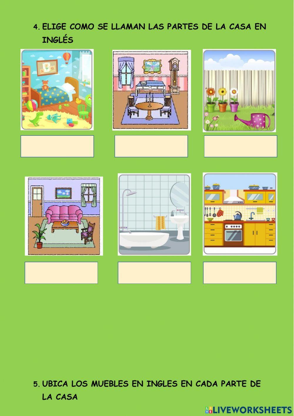 Examen de ingles primer grado, mes de agosto