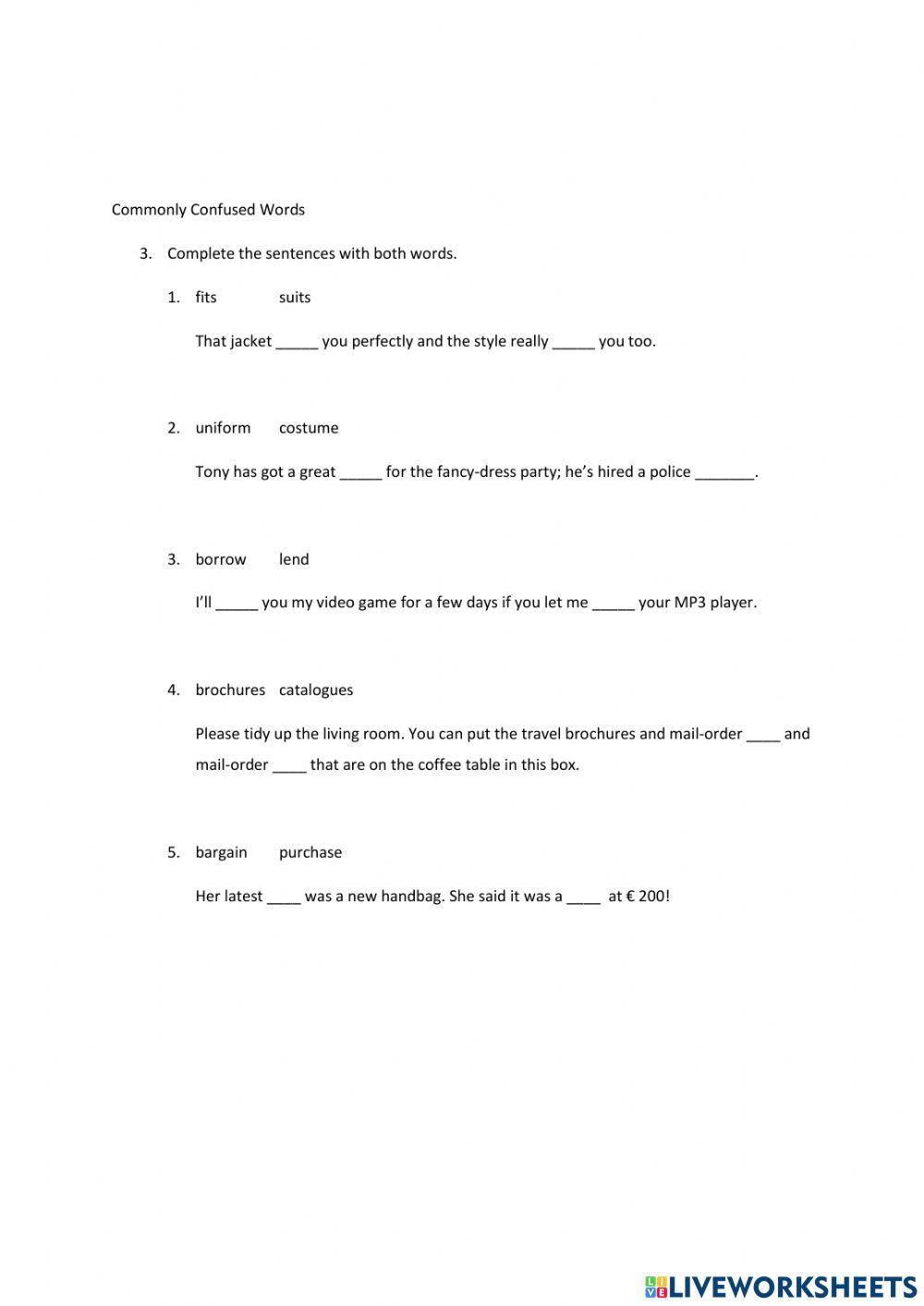 F5 U4 Vocabulary (page 48)