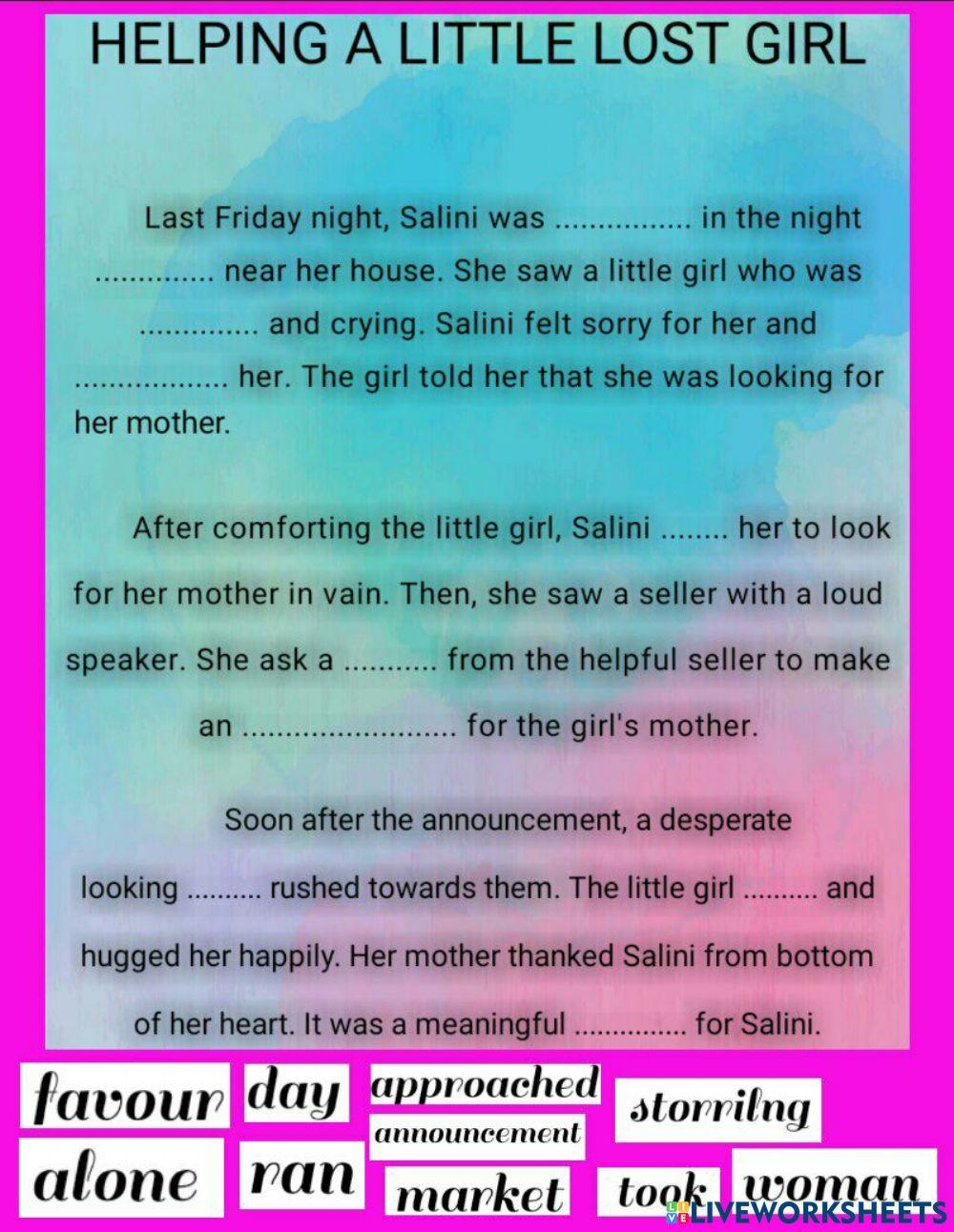 Drag and drop activity (bi essay)