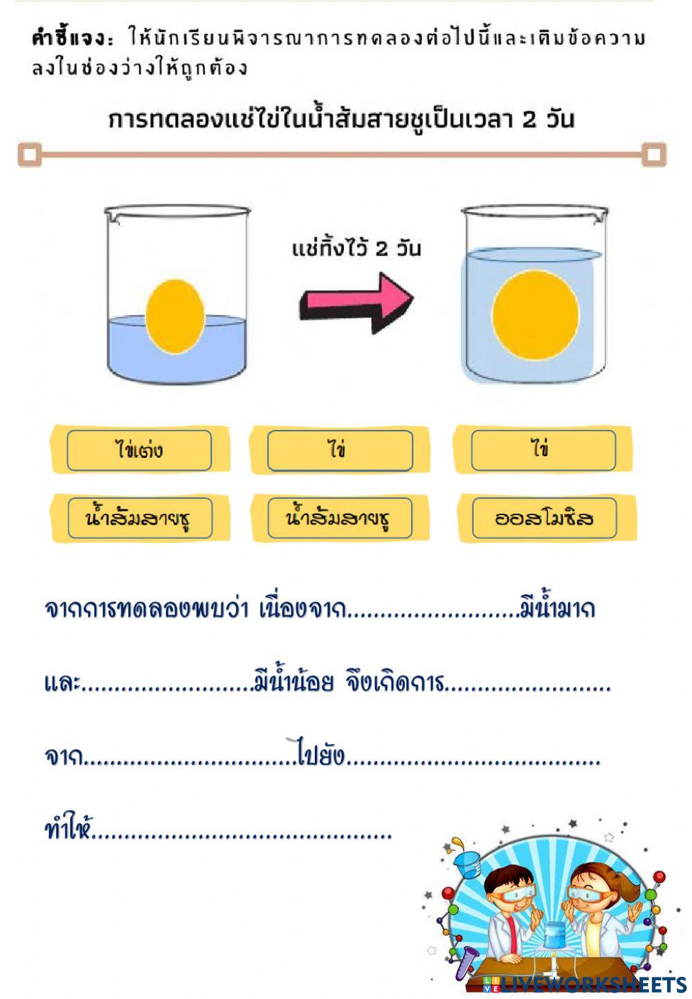 การออสโมซิส