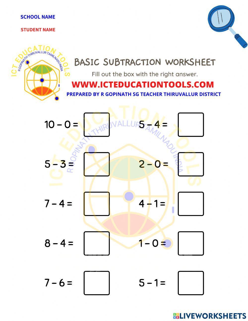 W4  substraction gopinath