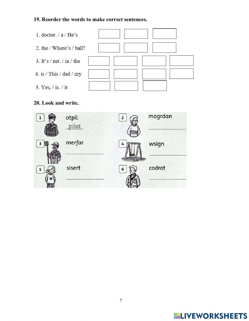DS - Fa1 - Test 2 Writing
