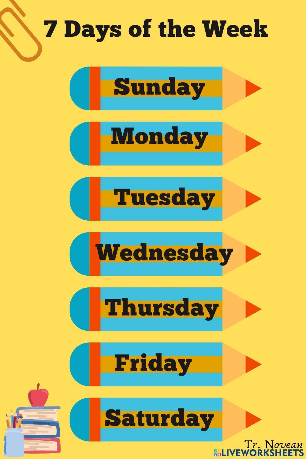 7 Days Of The Week 7-days-of-the-week
