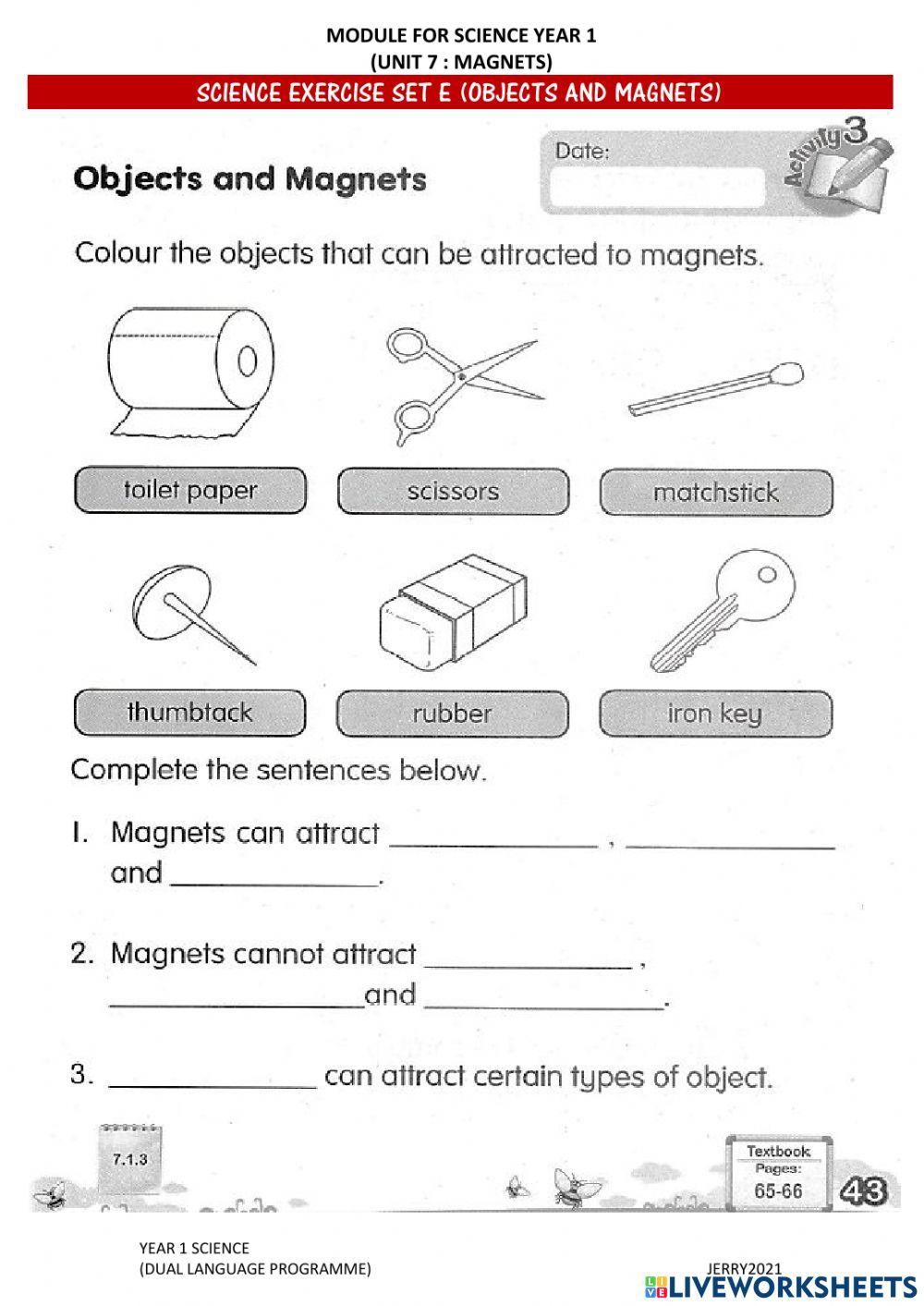 Science Year 1 : Uses Of Magnet