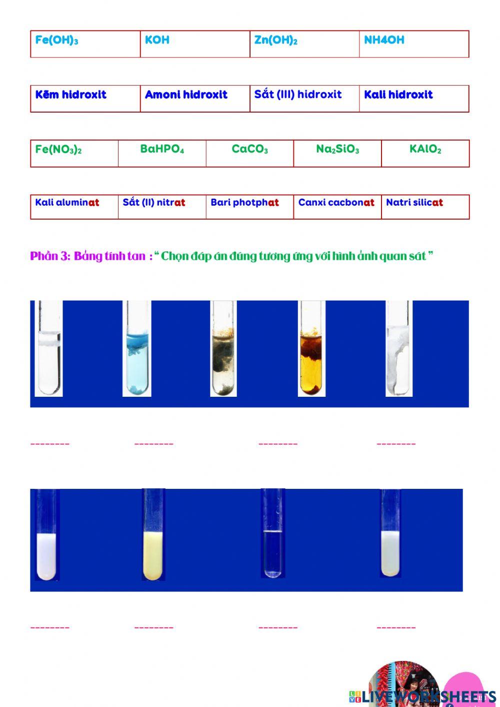 Ôn tập hóa vô cơ 11