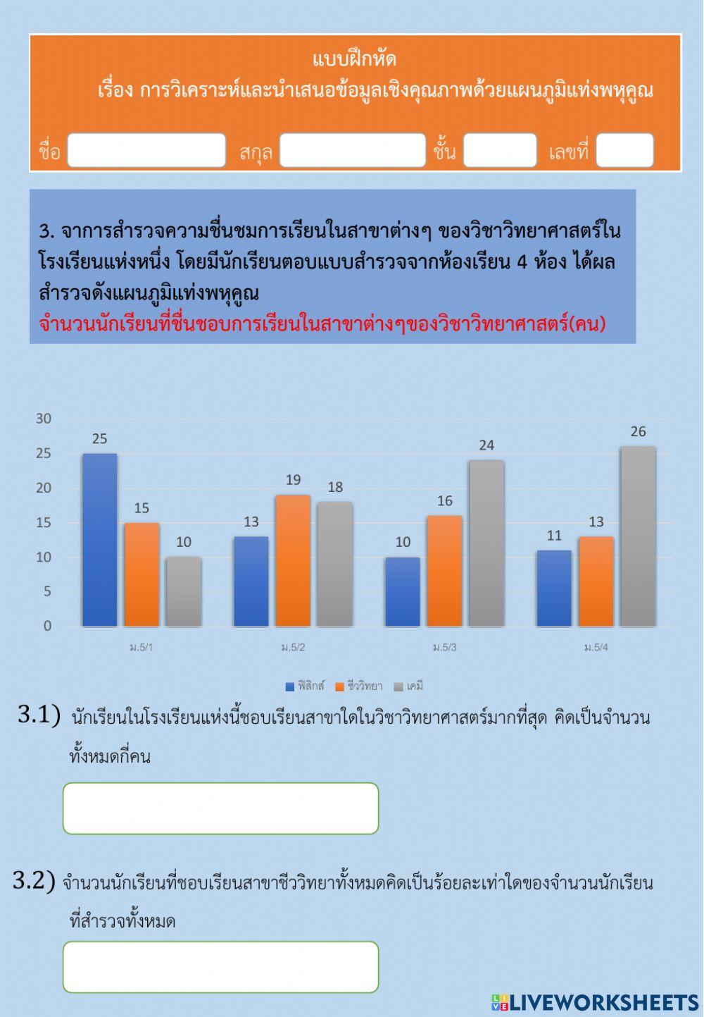 Qualitative data presentation worksheet(3)