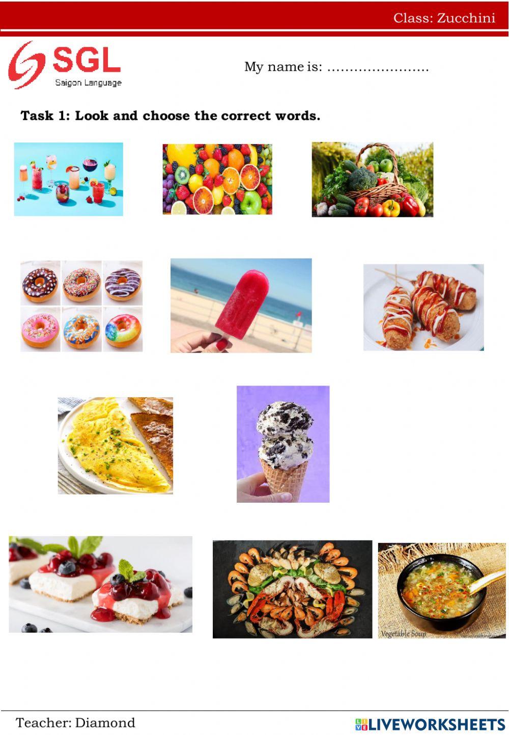 Food and Drinks -Zucchini .1.9