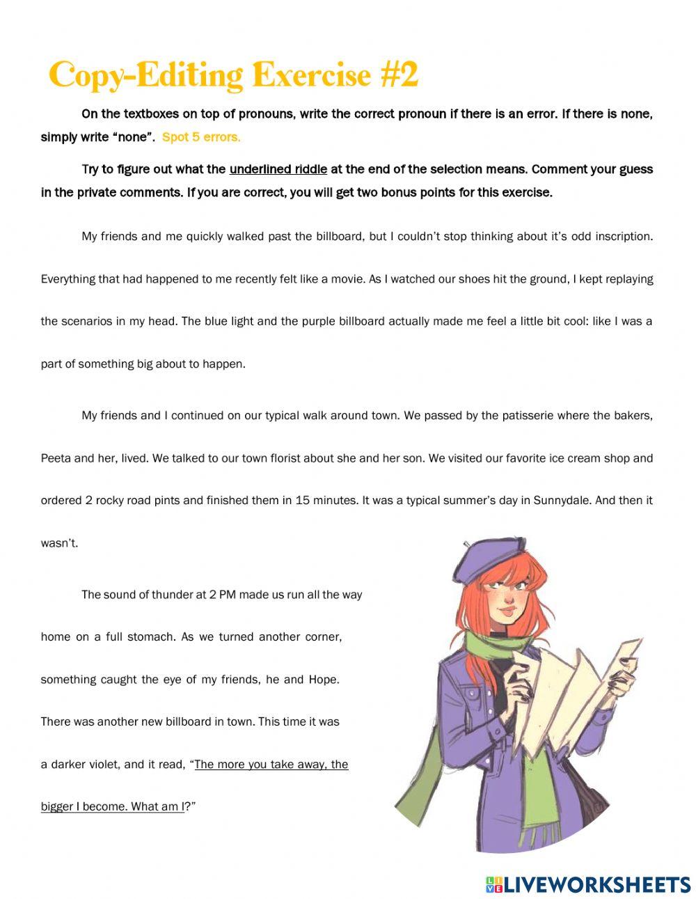 Copy Editing Exercise -2