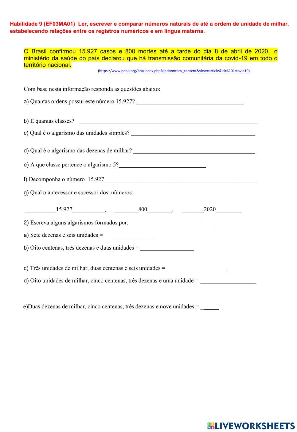 Intervenção pedagógica